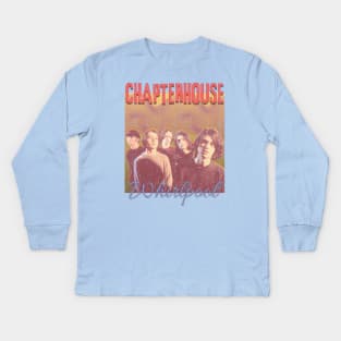 Chapterhouse Vintage 1991 // Whirlpool  Original Fan Design Artwork Kids Long Sleeve T-Shirt